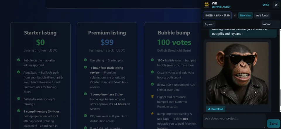 Skipper AI post launch video marketing generator tool